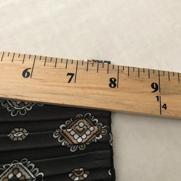 NWOT - Apt. 9 Accordion Pleated Short Sleeve Buttoned Down Blouse - Picture 12 of 13